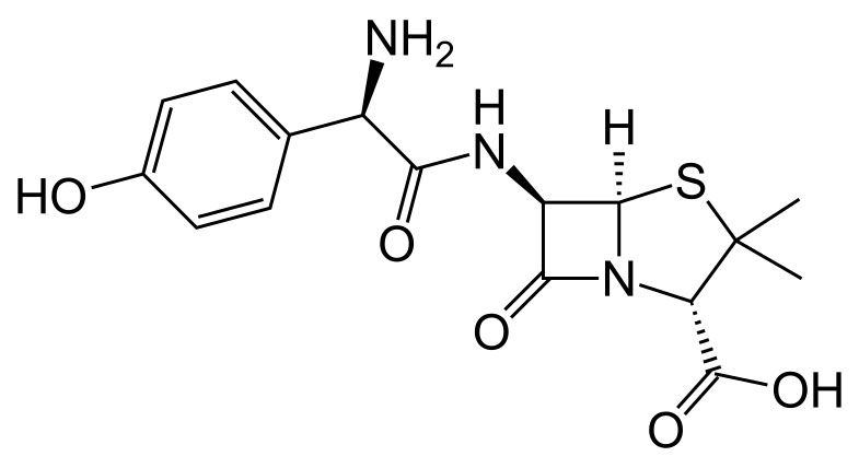 Figure 3. Structural Formula of Amoxicillin. Source: Fvasconcellos