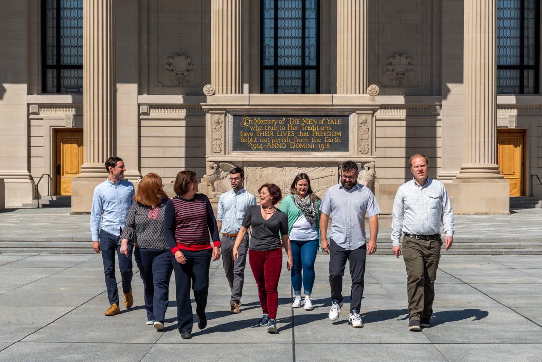 Richmond Team at the Organizational Session, 2022. (From left to right: Stephen Straus, Amy Melissa McIntosh, Valerie J. Schwarz, Eric Joseph Lindley, Emily Dean Turner, Kaitlin Waldron, Andrew Kyle Maples, Bradford Wilson Pearce.)