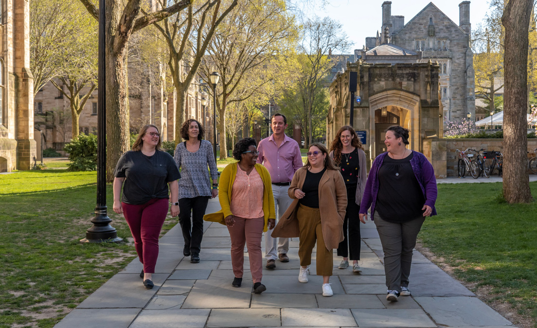 Tulsa Team at the Organizational Session, 2022. (From left to right: Kelsey Annemarie Clardy, Cinde Berkowitz, Akela Leach, Robert Leon Boughner, Cristina Mejia, Tara Waugh, and Tina Berry.)