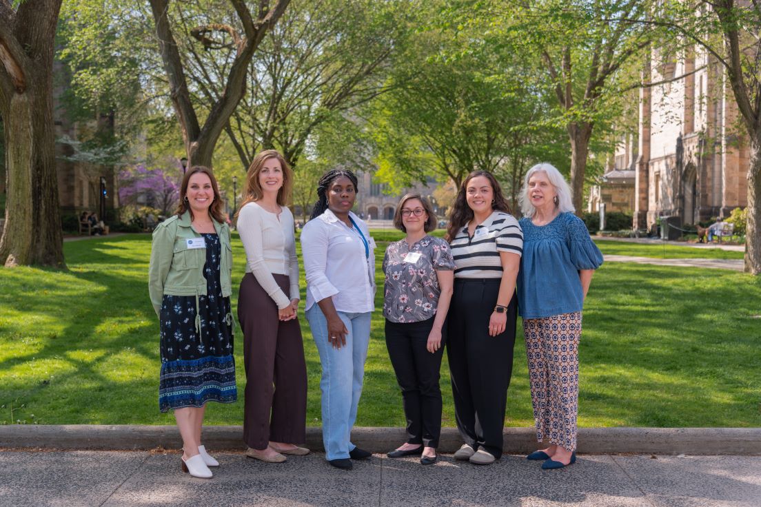 Delaware Team at the Organizational Session, May 2025. (From left to right: Tara Brady, Kariann Flynn, Stacy-Ann Morrison Thomas, Alyssa Lucadamo, Josefa Castelli, and Holly Bryk).