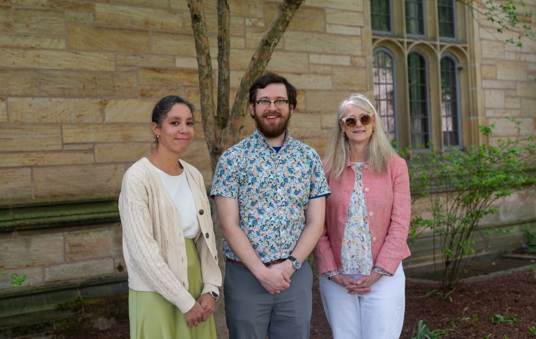 New Haven Team at the Organizational Session, May 2025. (From left to right: Kasalina Nabakooza, Matthew Schaefer, and Carol Boynton).