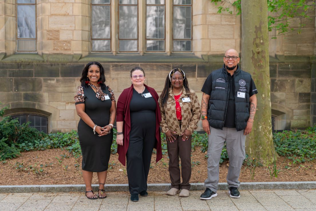 Texas Team at the Organizational Session, May 2025. (From left to right: Debra Jenkins, Lori Thornton, Vickie Young Weatherspoon, and Willie Keener).