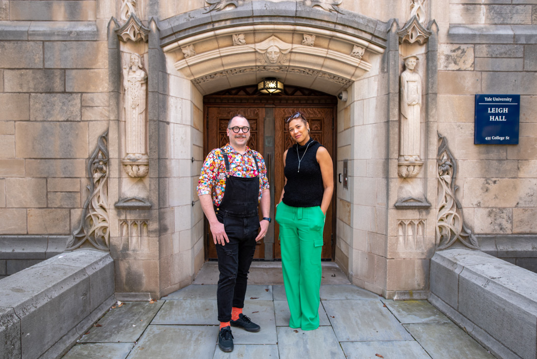 Pittsburgh Team at the Organizational Session, May 2024. (From left to right: Christopher Snyder and Lauren Freeman)