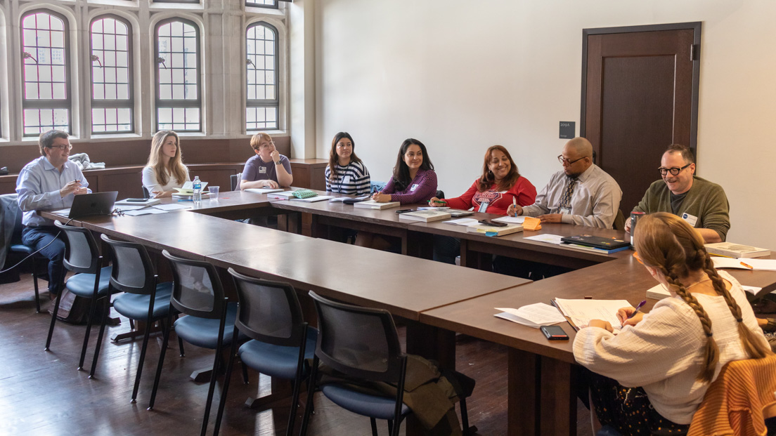 The national seminar on “Landscape, Art, and Ecology,” led by Timothy Barringer, Paul Mellon Professor in the History of Art at Yale University, May 2024.