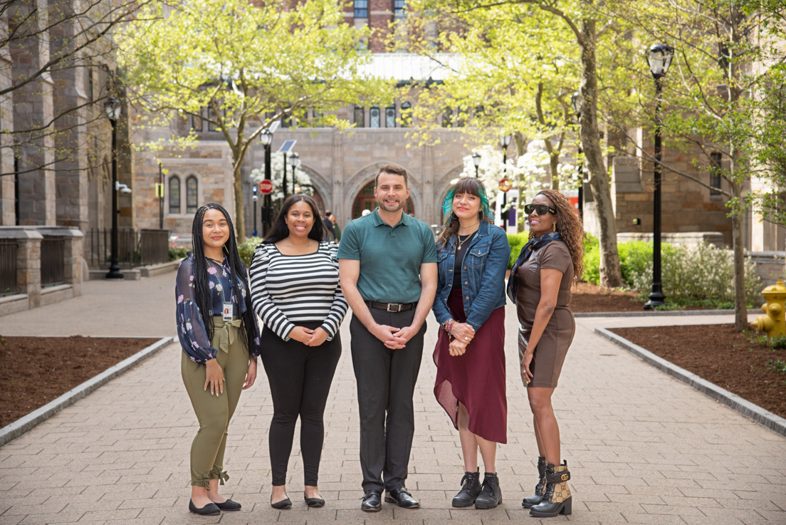 Chicago Team at the Organizational Session, May 2024. (From left to right: Daphne Meyer, Zanneta Kubajak, Brandon Barr, Stephany Jimenez, and Sharon Ponder Ballard)