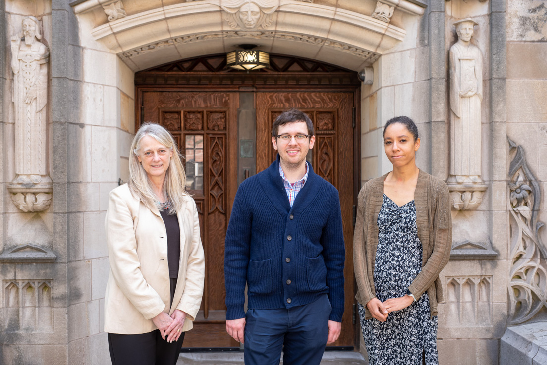 New Haven Team at the Organizational Session, May 2024. (From left to right: Carol Boynton, Matthew Schaffer, and Kasalina Nabakooza)