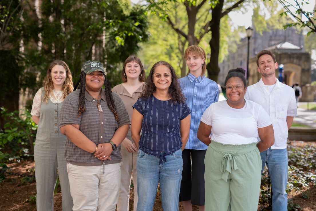 District of Columbia Team at the Organizational Session, May 2025. (From left to right: Alison Wallack, Raven Dorman, Anna Raphael, Perrine Punwani, Sarah Lewand, Courtney White, Damon Peterson).