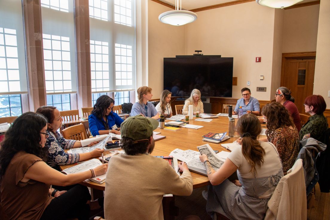 The national seminar on “Graphic Narratives as Teaching Tools,” led by Marta Figlerowicz, Associate Professor of Comparative Literature, Yale University, meeting at the Organizational Session, May 2025.