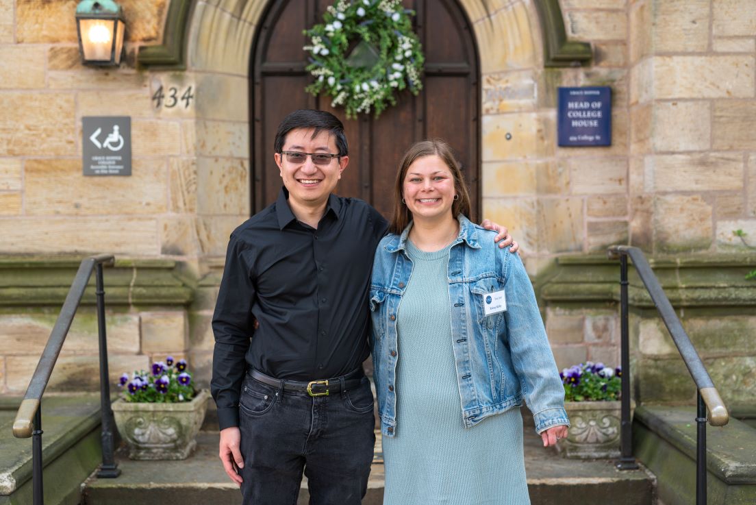 San Jose Team at the Organizational Session, May 2025. (From left to right: Jiang Wu and Kristina Kirby).