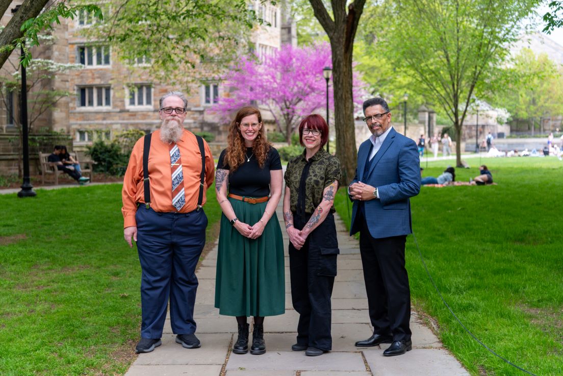 Tulsa Team at the Organizational Session, May 2025. (From left to right: Donovan Spotz, Tara McKee, Angela Sprigby, and Eric Jackson).
