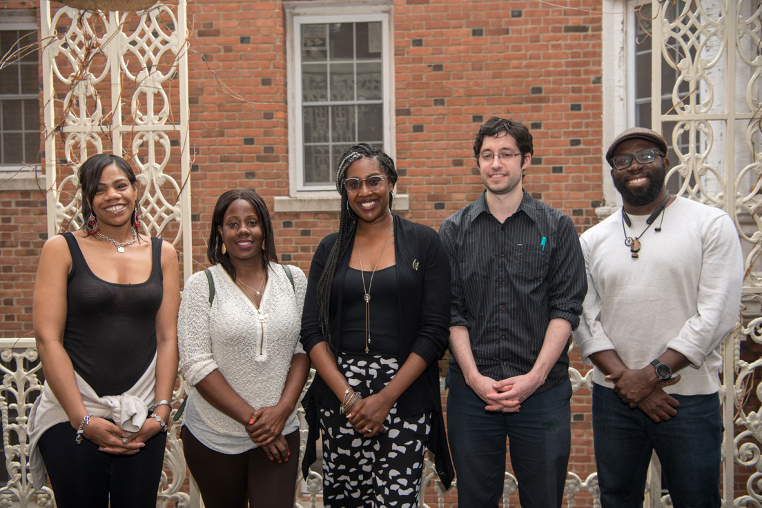 District of Columbia Team at the Organizational Session, May 2018. (From left to right: Kalah Bell, Anita Galloway, Tierra Ingram, Zachary Meyers, and Kwame Adu-Wusu.)