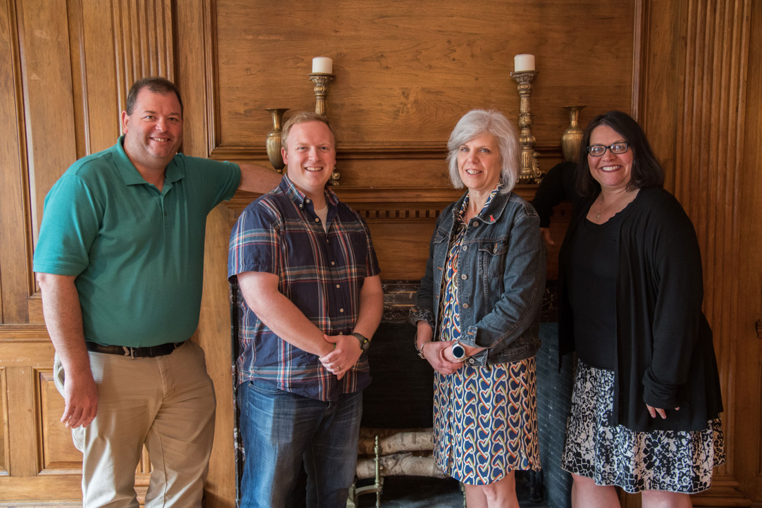 Delaware Team at the Organizational Session, May 2018. (From left to right: Joseph Parrett, Michael A. Doody, Holly Bryk, and Barbara A. Prillaman.)