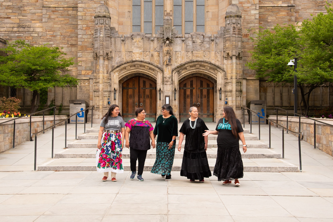 Navajo Nation Team at the Organizational Session, May 2024. (From left to right: Taylor Yazzie, Felicite Joe, Priscilla Black, Jolene Smith, and Elizabeth Isaac)