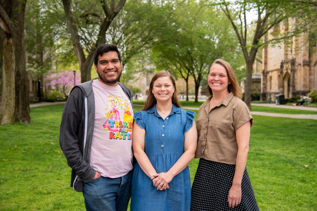 San Jose Team at the Organizational Session, May 2024. (From left to right: Aaron Cruz, Kristina Kirby, and Melissa Muntz)