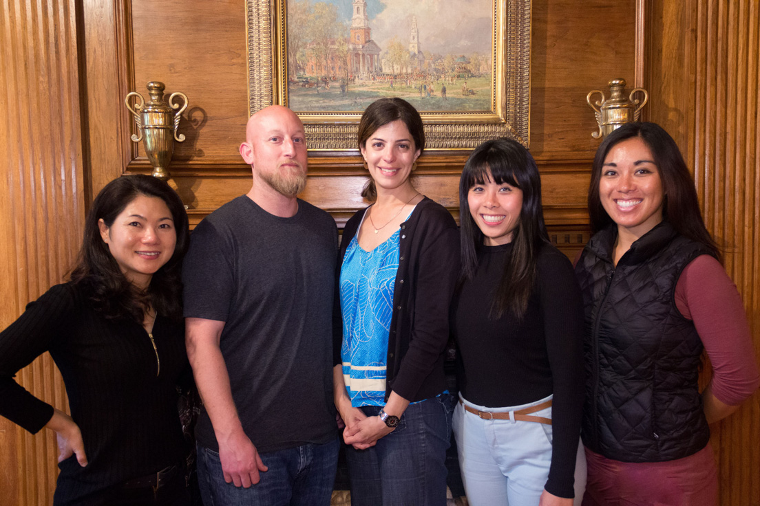 Bay Area Team at the Organizational Session, May 2017. (From left to right: National Fellows Sally Yoo, Cameron Rowe, Sara Stillman, Anna Tom, and Jacqueline Rastrullo.)