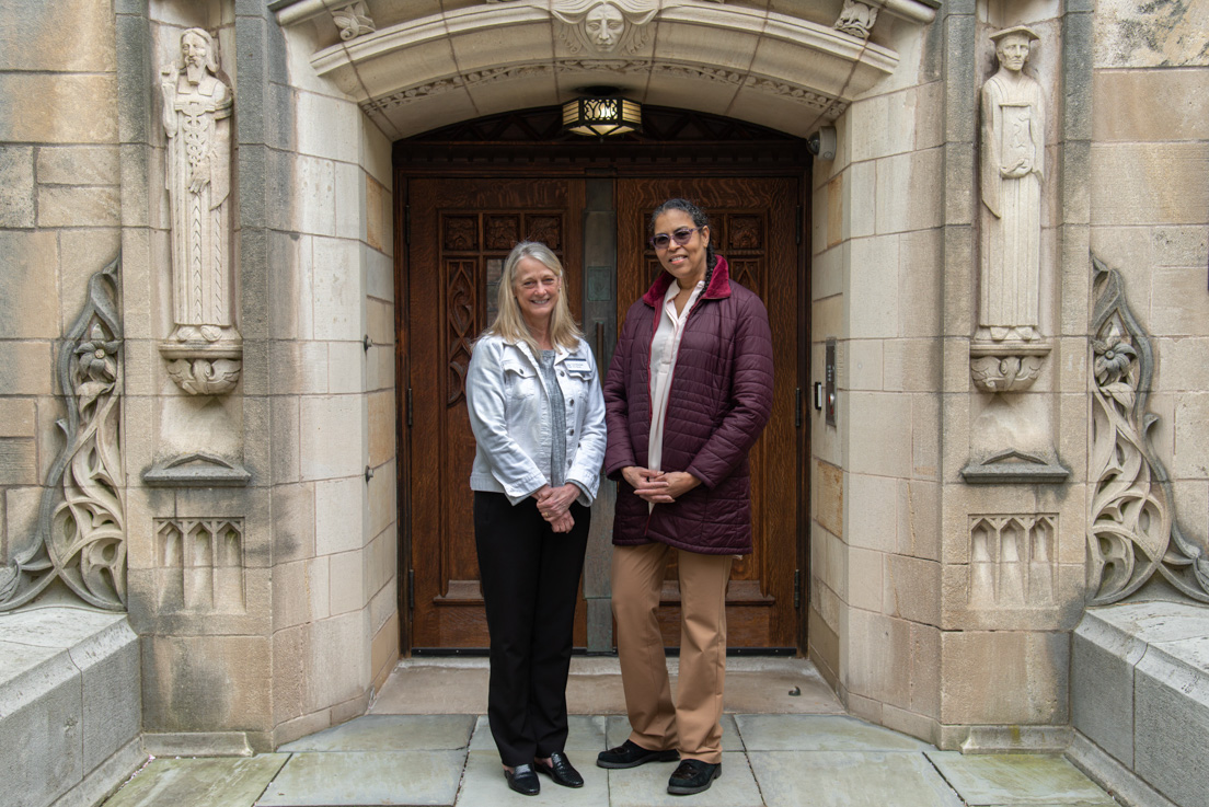 New Haven Team at the Organizational Session, May 2023. (From left to right: Carol Boynton and Cheryl Canino.)