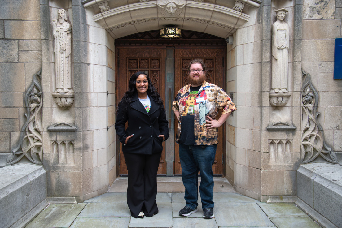 Texas Team at the Organizational Session, May 2023. (From left to right: Debra Jenkins and Raymond Marshall.)