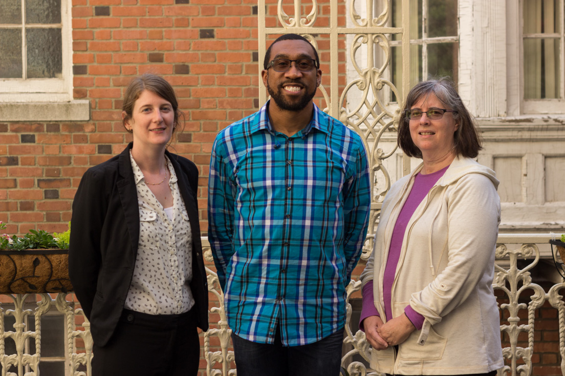 Philadelphia Team at the Organizational Session, May 2017. (From left to right: National Fellows Kathleen Radebaugh, Eual Phillips, and Terry Anne Wildman.)