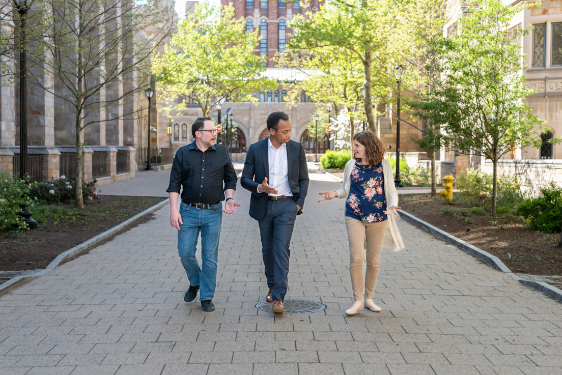 Pittsburgh Team at the Organizational Session, May 2023. (From left to right: Christopher Snyder, Sean Means, and Renee Patrick Mutunga).