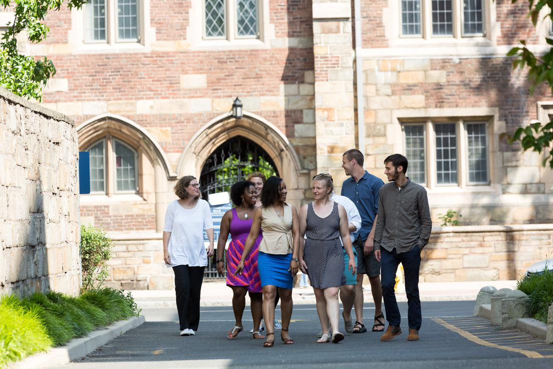 Chicago Team at the Intensive Session, July 2015. (From left to right: National Fellows Molly A. Myers, Keisha Wheat, Sarah A. Weidmann, Nadra Ruff, Sarah Schneider, Aaron Bingea, and Joshua Lerner.)