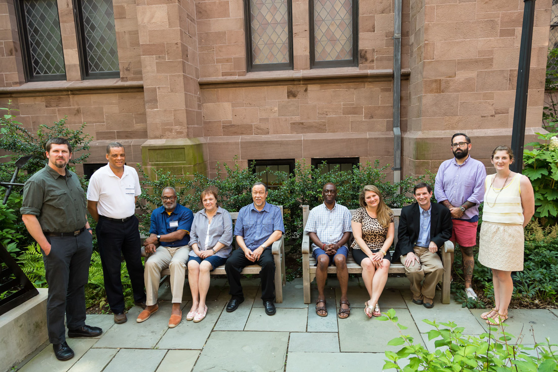 Philadelphia Team at the Intensive Session, July 2015. (From left to right: Sydney H. Coffin, Larry Gladney, Herman Beavers, Joyce Arnosky, Alan J. Lee, Cristobal Carambo, Tara Ann Carter, Rogers M. Smith, Klint Kanopka, and Kathleen Radebaugh.)