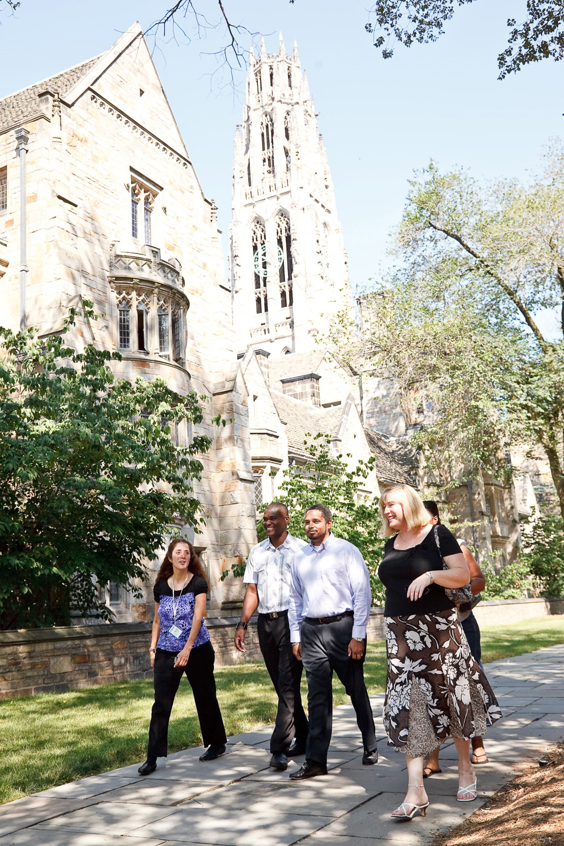 National Fellows at the Intensive Session, July 2010. (Left to right: Yolanda Bezares-Chavez, Shamsu Abdul-Aziz, David Lane Probst and Holly K. Banning, all of Richmond.)