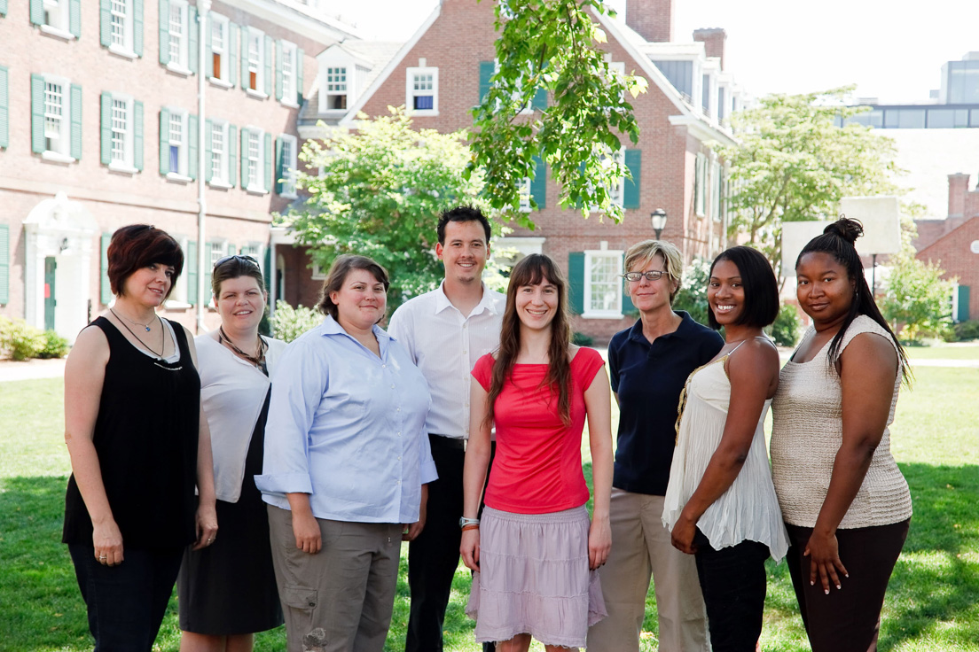 Chicago Team at the Intensive Session, July 2010. (From left to right: National Fellows Ann-Marie Chiyeni, Laura Kessinger, Andrea F. Kulas, Adam J. Kubey, Madeline Keleher, Molly Myers, Aisha Collins and Elwanda Butler.)