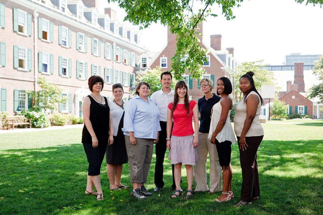 Chicago Team at the Intensive Session, July 2010. (From left to right: National Fellows Ann-Marie Chiyeni, Laura Kessinger, Andrea F. Kulas, Adam J. Kubey, Madeline Keleher, Molly Myers, Aisha Collins and Elwanda Butler.)