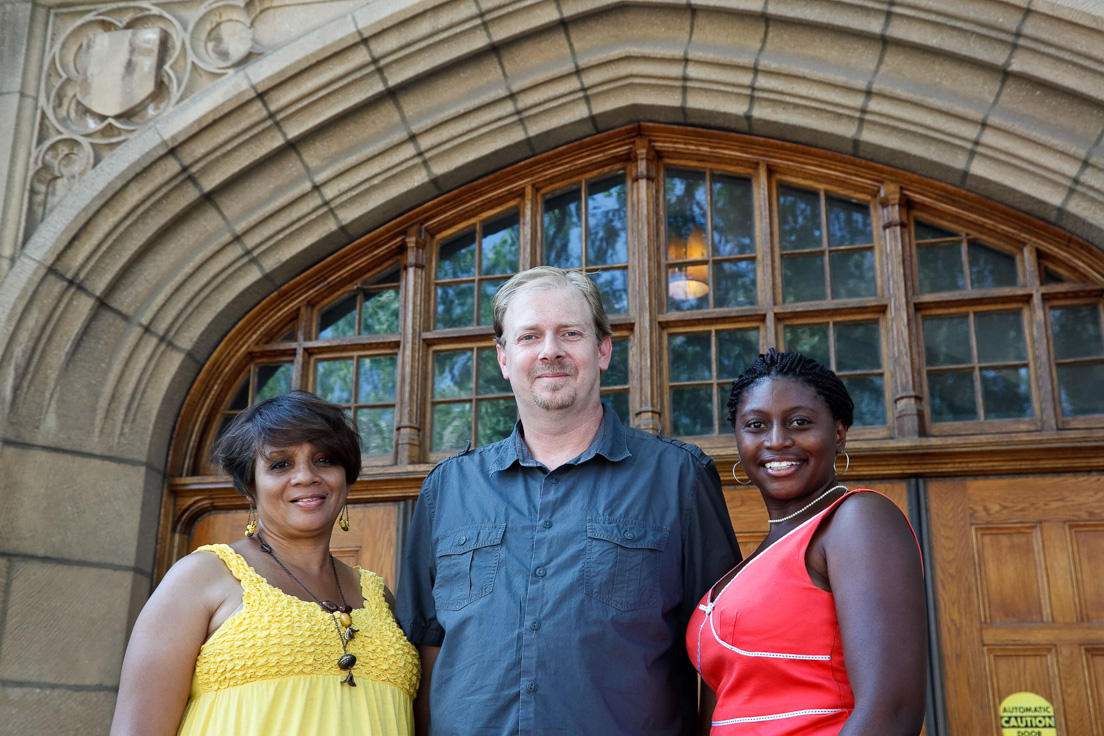 DeKalb County Team at the Intensive Session, July 2010. (From left to right: National Fellows Sharon F. Mott, Stephen Griffith and Stephanie A. Brown-Bryant.)