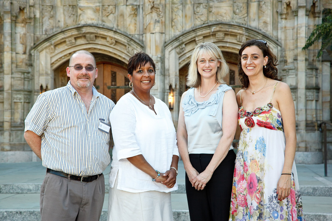 New Haven Team at the Intensive Session, July 2010. (From left to right: National Fellows Sean T. Griffin, Deborah A. Johnson, Carol P. Boynton and Maria Cardalliaguet G?mez-M?laga.)