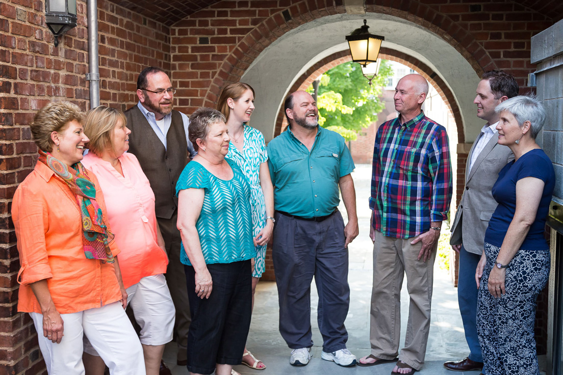 Charlotte Team at the Intensive Session, July 2014. (From left to right: Gloria Brinkman, Teresa S. Strohl, Alan Rauch, Alexandra Edwards, Torrieann M. Kennedy, Durwin R. Striplin, Phil Carver, Scott R. Gartlan, and Shelley Rigger.)