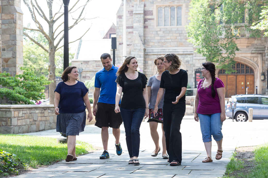 Chicago Team at the Intensive Session, July 2014. (From left to right: National Fellows Anne E. Agostinelli, Brandon Barr, Kathleen Tysiak, Sarah A. Weidmann, Molly A. Myers, and Alveda Zahn.)