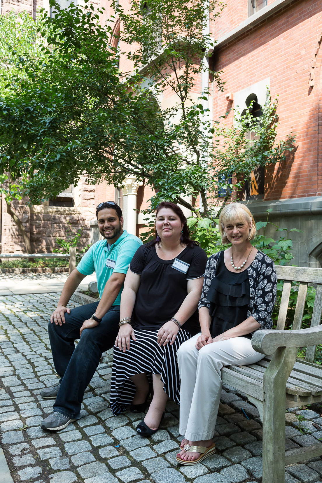 New Haven Team at the Intensive Session, July 2014. (From left to right: National Fellows Jean Capacetti, Crecia L. Cipriano, and Carol P. Boynton.)