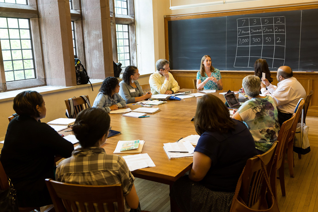 The national seminar on "Place Value, Fractions, and Algebra: Improving Content Learning through the Practice Standards," July 2014. 