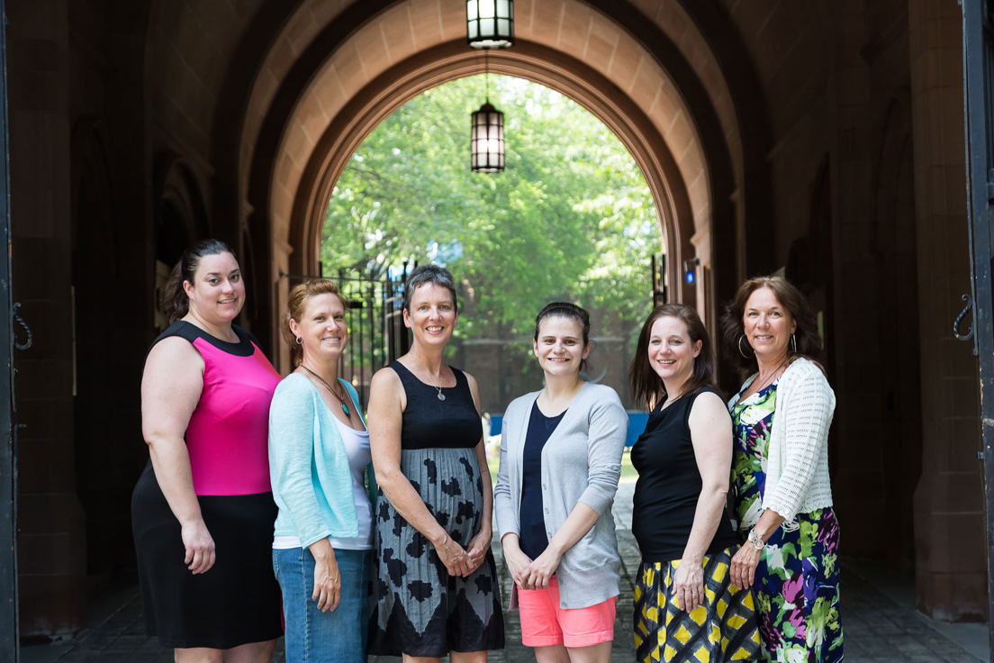 Pittsburgh Team at the Intensive Session, July 2014. (From left to right: National Fellows Maria Orton, Cheree M. Charmello, Erin Breault, Jennifer Giarrusso, Kristie Reid, and Patricia Lee.)