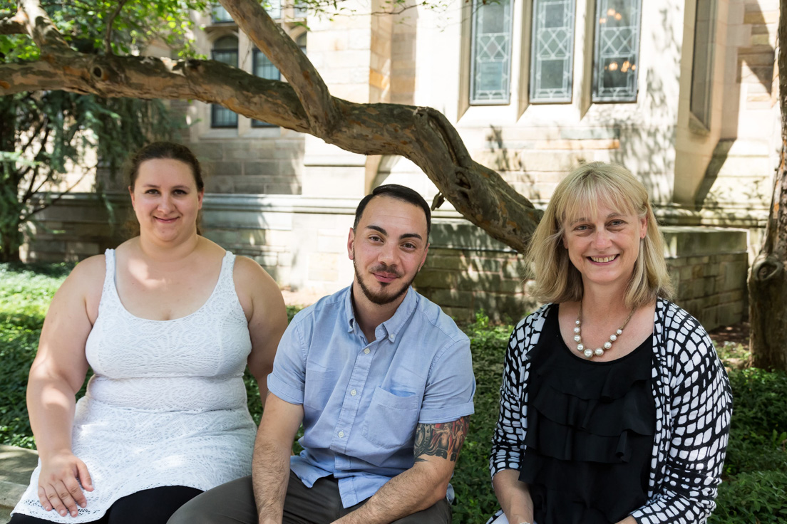 New Haven Team at the Intensive Session, July 2015. (From left to right: National Fellows Andrea L. Zullo, Eric Maroney, and Carol P. Boynton.)