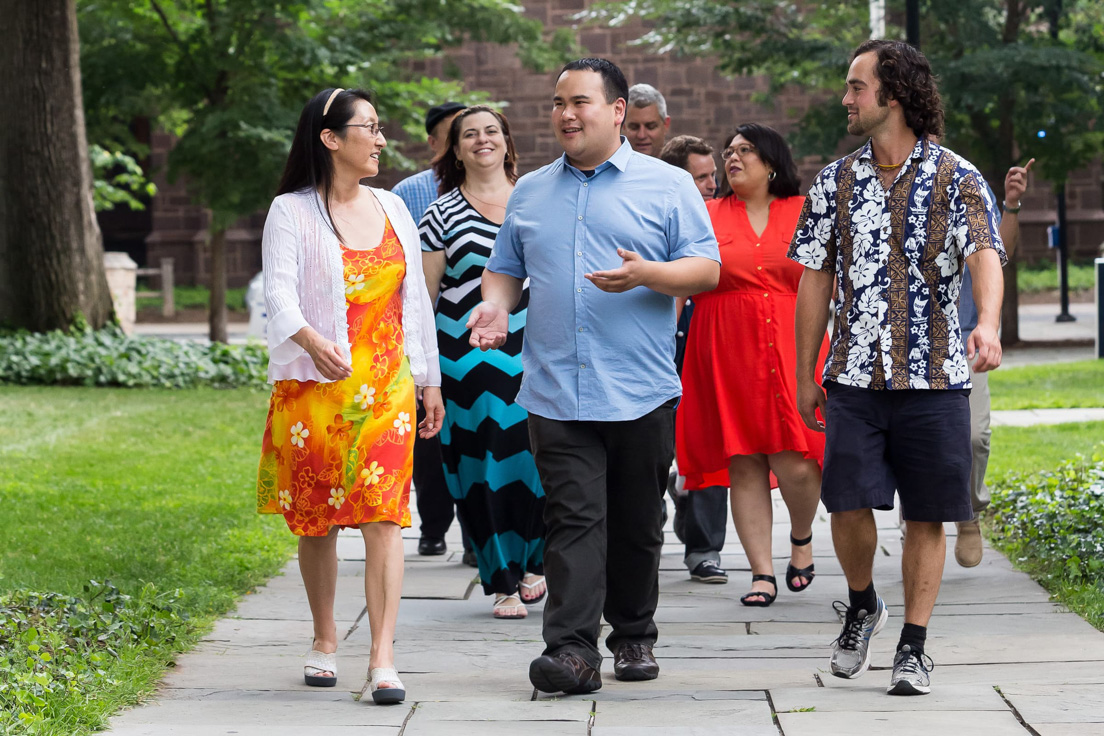 San José Team at the Intensive Session, July 2015. (From left to right: National Fellows Julie So, Jennifer L. Vermillion, Lawrence E. Yee, Joe Van Sambeek, William Cavada, Vanessa Vitug, and Luke Holm.)