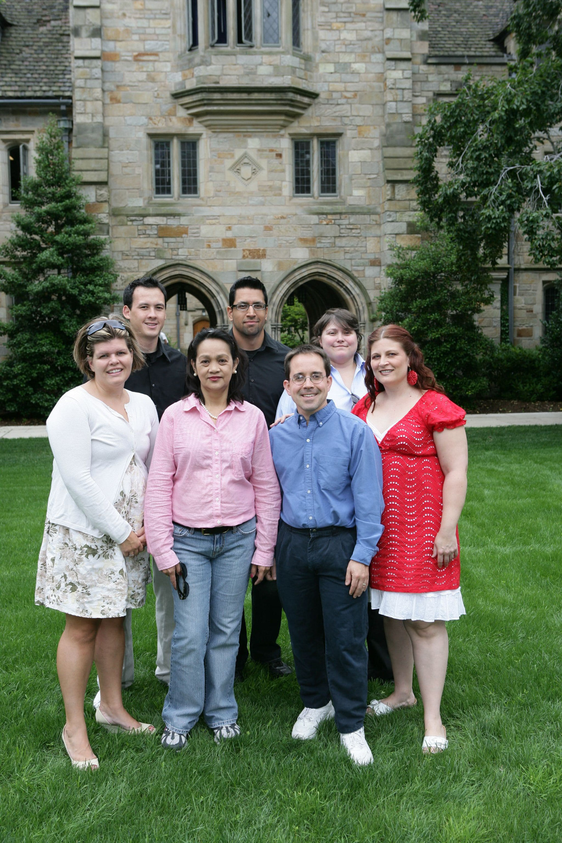 Chicago Team at the Intensive Session, July 2009. (Left to right: National Fellows Laura Kessinger, Adam J. Kubey, Myrna M. Alvarez, Aleco Julius, Joseph D. Irizarry, Andrea F. Kulas and Ann-Marie Chiyeni.)