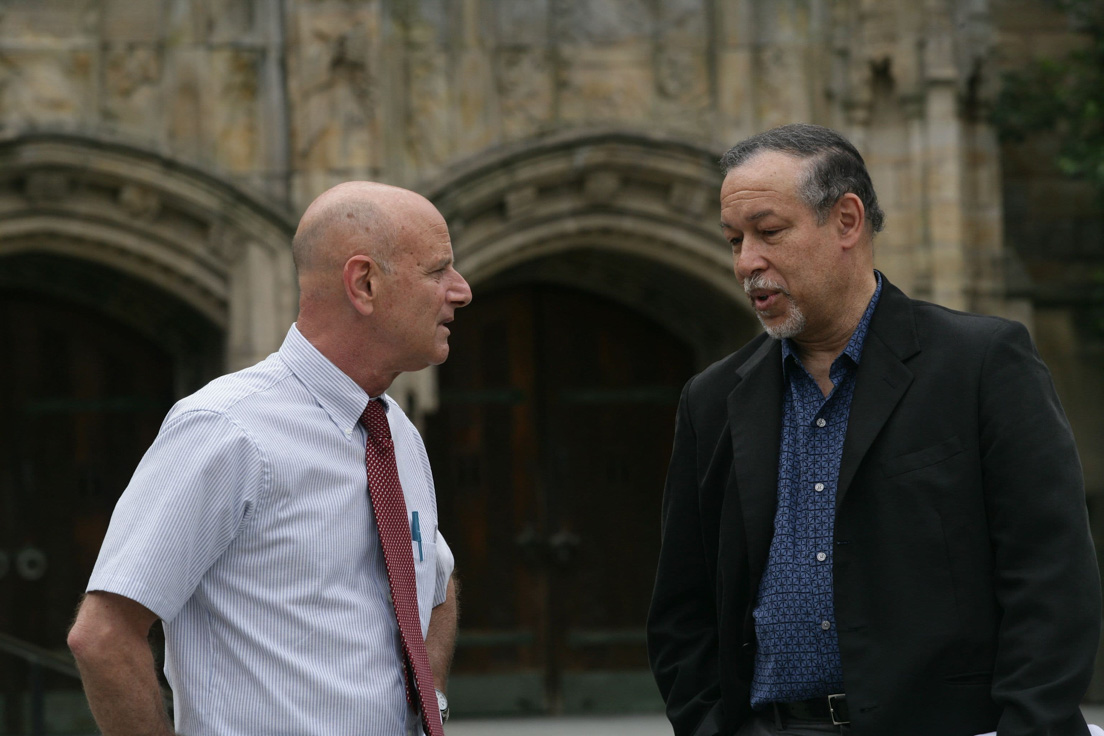 The Intensive Session, July 2009. (Left to right: Planning Director Raymond F. Theilacker, New Castle County; and Alan J. Lee, Director of the Teachers Institute of Philadelphia.)