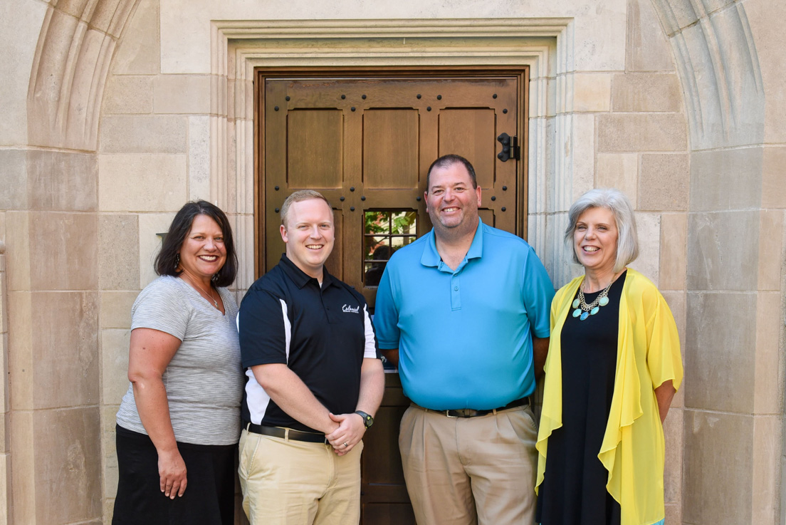 Delaware Team at the Intensive Session, July 2018. (From left to right: Barbara Prillaman, Michael A. Doody, Joseph Parrett, and Holly Bryk.)