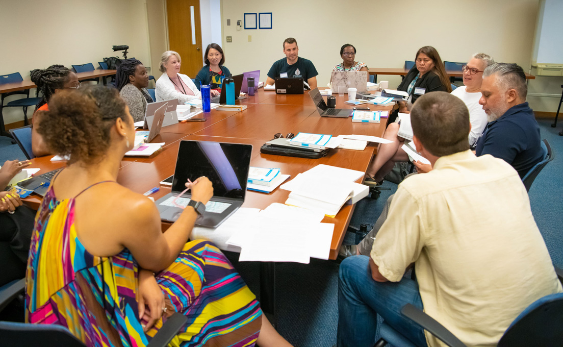 The national seminar on "Reading for Writing: Modeling the Modern Essay," led by Jessica C. Brantley, Professor of English at Yale University, July 2019.