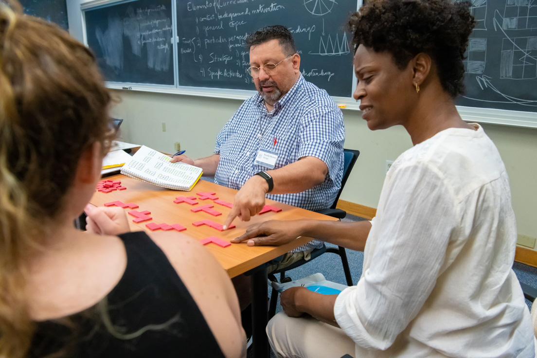 The national seminar on "Perimeter, Area, Volume, and All That: A Study of Measurement," led by Roger E. Howe, Professor Emeritus of Mathematics at Yale University, July 2019.