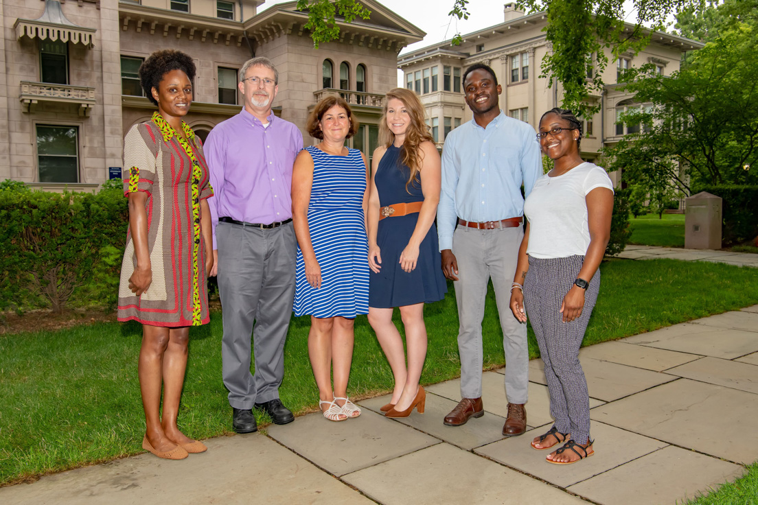 Richmond Team at the Intensive Session, July 2019. (From left to right: National Fellows Trisha Williams, Joseph Jackson, Valerie J. Schwarz, Taryn Coullier, Dennis Williams, and LaKendra Butler.)