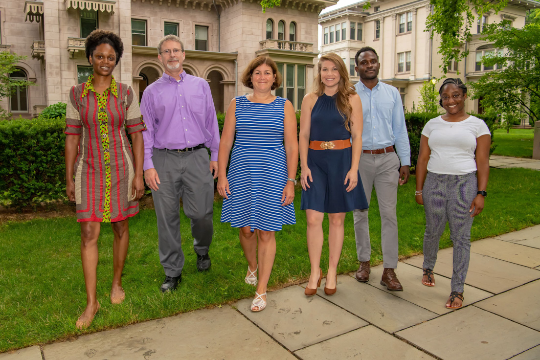 Richmond Team at the Intensive Session, July 2019. (From left to right: National Fellows Trisha Williams, Joseph Jackson, Valerie J. Schwarz, Taryn Coullier, Dennis Williams, and LaKendra Butler.)