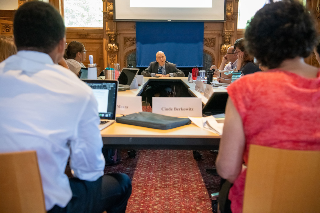 The national seminar on "American Democracy and the Promise of Justice," led by Ian Shapiro, Sterling Professor of Political Science at Yale University, July 2019.