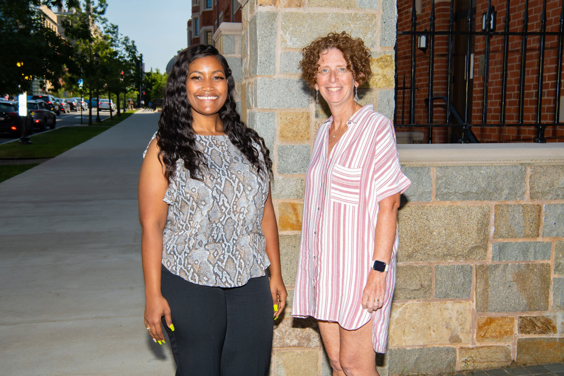 Texas Team at the Intensive Session, July 2019. (From left to right: National Fellow Debra D. Jenkins; and Claire E. Katz, Professor of Philosophy, Texas A&M University.)