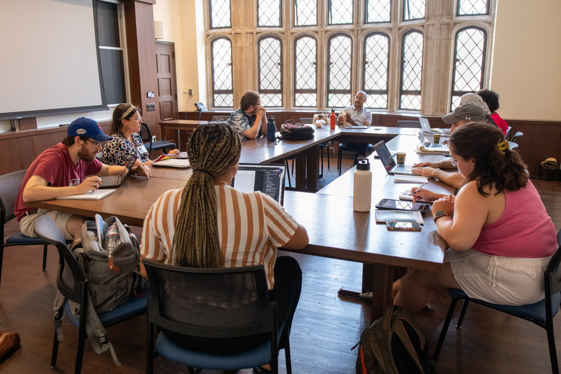 The national seminar on “A History of Black People as Readers: A Genealogy of Critical Literacy,” led by Rod Ferguson, William Robertson Coe Professor of Women’s Gender, and Sexuality Studies, and Professor of American Studies, Yale University.