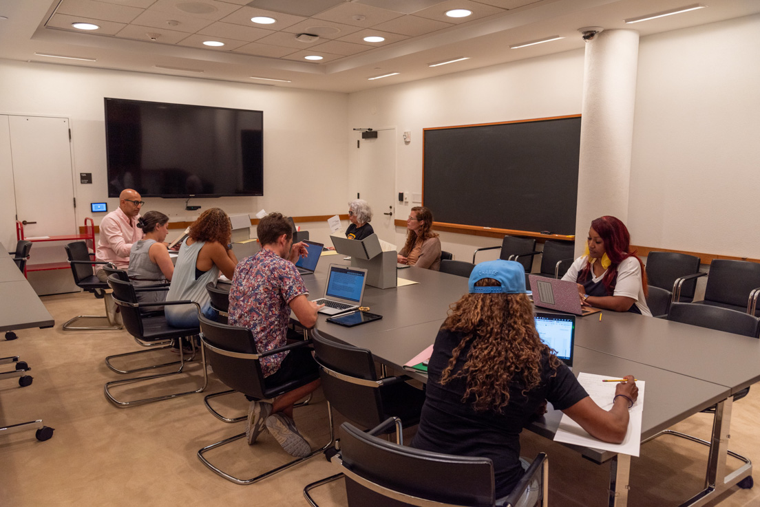 The national seminar on “Poetry as Sound and Object,” led by Feisal Mohamed, Professor of English, Yale University.