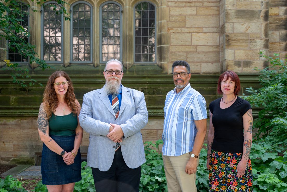 Tulsa Team at the 2025 Intensive Session, July 2025. (From left to right: Tara McKee, Donovan Spotz, Eric Jackson, and Angela Sprigby)