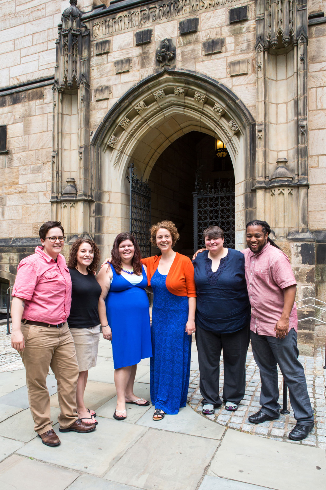 Chicago Team at the Intensive Session, July 2013. (From left to right: National Fellows Elizabeth M. Miller, Amanda Targgart, Laura Kessinger, Sarah A. Weidmann, Andrea F. Kulas and Raymond Smith.)